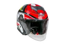 AiM Шлем открытый JK526 Red/Grey/Black в Санкт-Петербурге