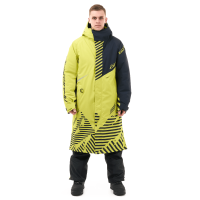 Dragonfly Плащ зимний Race Coat Man 2025 Lime-Black в Санкт-Петербурге