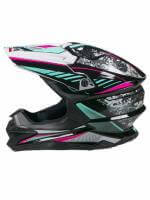 AiM Шлем кроссовый JK803 Multicolor Black/Blue в Санкт-Петербурге