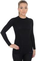Brubeck Футболка женская Active Wool Черный в Санкт-Петербурге