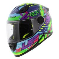 LS2 Мотошлем FF812 Kid Svent Blue Green в Санкт-Петербурге