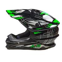 AiM Шлем кроссовый JK803S Green/Black в Санкт-Петербурге