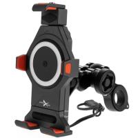 Extreme Style Мото держатель с беспроводной зарядкой anti-vibration R17W в Санкт-Петербурге