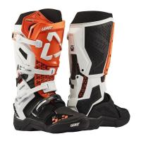 Leatt Мотоботы кроссовые 5.5 FlexLock Evo V27 White/Orange в Санкт-Петербурге