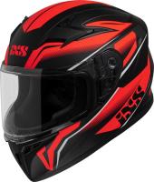 IXS Шлем 136 2.0 Kids Star 2 Черно-красно матовый в Санкт-Петербурге