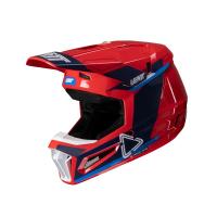 Leatt Шлем кроссовый детский Helmet Kit Moto 3.5 Jr V25 Royal в Санкт-Петербурге