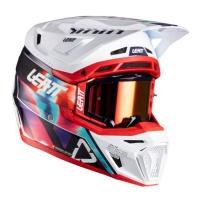 Leatt Шлем кроссовый 8.5 Royal Blue-Red V26 + очки Velocity 5.5 в Санкт-Петербурге