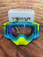 Scout Vemar Маска кросс MJ-1024-1 сине-желтая в Санкт-Петербурге