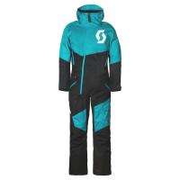 Scott Комбинезон зимний женский Back-X Dryo black/breeze blue  в Санкт-Петербурге