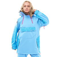 Dragonfly Куртка-анорак сноубордическая DF Uktus Woman Blue - Pink в Санкт-Петербурге