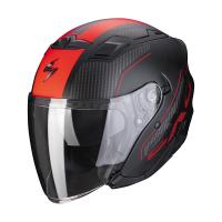 Scorpion Exo Мотошлем Exo-230 Condor Черный Матовый/Красный/Карбон в Санкт-Петербурге