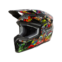 Oneal Шлем кроссовый детский 3Series Youth Crank V.24 красный/ зеленый в Санкт-Петербурге
