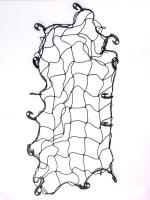 STARKS Сетка багажная NET KVADRO (80/80) Чёрный в Санкт-Петербурге