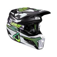 Leatt Шлем кроссовый детский 3.5 V26 Storm Teal + очки Vizion 3.5 в Санкт-Петербурге