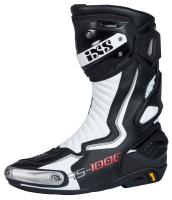 IXS Мотоботы RS-1000 черный/белый в Санкт-Петербурге