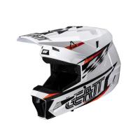 Leatt Шлем кроссовый детский Helmet Kit Moto 3.5 Jr V25 White в Санкт-Петербурге