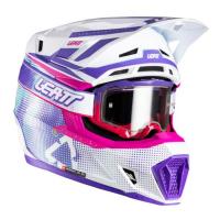 Leatt Шлем кроссовый  7.5 V26 Purple + очки Velocity 4.5 в Санкт-Петербурге