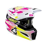 Leatt Шлем кроссовый 3.5 V26 Storm Pink + очки Vizion 3.5 в Санкт-Петербурге