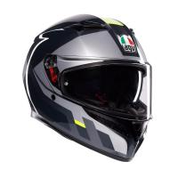 AGV Шлем K3 Shade Grey/Yellow Fluo в Санкт-Петербурге