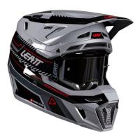 Leatt Шлем кроссовый 8.5 Grey V26 + очки Velocity 5.5 в Санкт-Петербурге