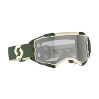 Scott Очки кроссовые Fury LS kaki green/light sensitive grey works в Санкт-Петербурге