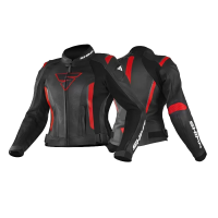 Shima Куртка Кожаная женская Miura 2.0 Black/Red в Санкт-Петербурге