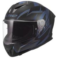 LS2 Мотошлем FF820 Rapid III Xtrem Black Blu Petrol в Санкт-Петербурге