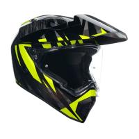 AGV Шлем AX9 E2206 V26 Steppa Carbon/Grey/Yellow Fluo в Санкт-Петербурге