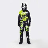 Grom Штаны кроссовые подростковые MX Religion lime в Санкт-Петербурге