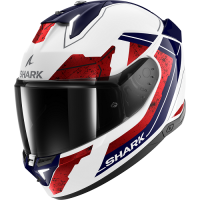 Shark Шлем Skwal i3 Rhad White/Chrome/Red в Санкт-Петербурге