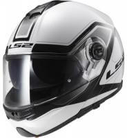 LS2 Мотошлем снегоходный FF325 Strobe Electric Snow Civik Черный/Белый в Санкт-Петербурге