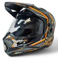 AIM Шлем кросс/эндуро JK802S Orange/Grey/Black в Санкт-Петербурге