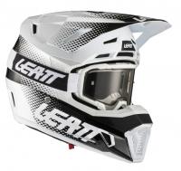 Leatt Шлем кроссовый Kit Moto 7.5 V22 White в Санкт-Петербурге