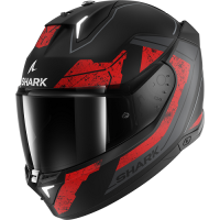 Shark Шлем Skwal i3 Rhad Mat Black/Chrome/Red в Санкт-Петербурге