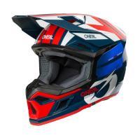 Oneal Кроссовый шлем 3Series Ride V.25 синий/белый в Санкт-Петербурге