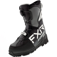 FXR Ботинки снегоходные X-Cross Pro BOA с утеплителем Black/White в Санкт-Петербурге