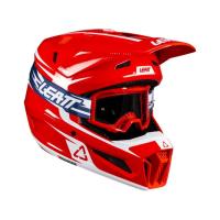 Leatt Шлем кроссовый 3.5 V26 Red + очки Vizion 3.5 в Санкт-Петербурге