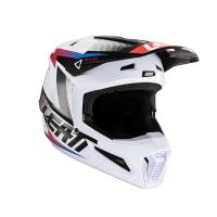 Leatt Шлем кроссовый Moto 2.5 Helmet Black/White 2024 в Санкт-Петербурге
