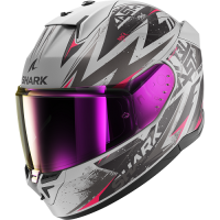 Shark Шлем D-Skwal 3 Blast-R Mat Silver/Violet/Black в Санкт-Петербурге