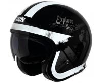 IXS Мотошлем открытый iXS 880 2.2 черно-серебристый в Санкт-Петербурге