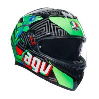 AGV Шлем K3 Kamaleon Black/Red/Green в Санкт-Петербурге