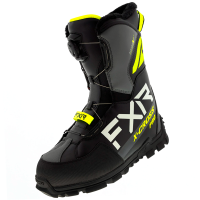 FXR Ботинки снегоходные X-Cross Pro BOA с утеплителем Black/Hi Vis в Санкт-Петербурге