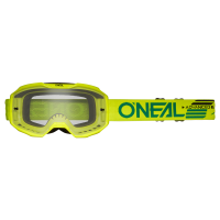 Oneal Маска кроссовая B-10 Solid V.24, желтый, прозрачные линзы Antifog, с защитой от уф лучей в Санкт-Петербурге