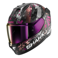 Shark Шлем Skwal i3 Hellcat Mat Black/Chrome/Violet в Санкт-Петербурге