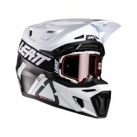 Leatt Мотошлем 9.5 Carbon-White + очки Velocity 6.5 V26 в Санкт-Петербурге