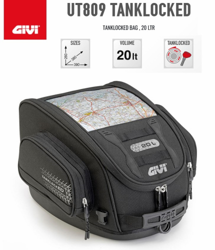 Givi Сумка на бак Tanklocked UT809 20л в Санкт-Петербурге