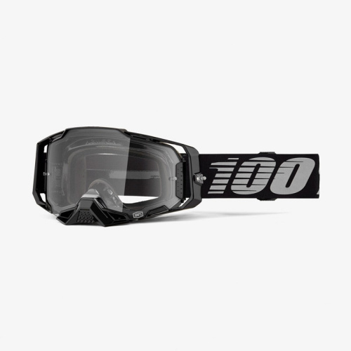 100% Очки Armega Goggle Black / Clear в Санкт-Петербурге