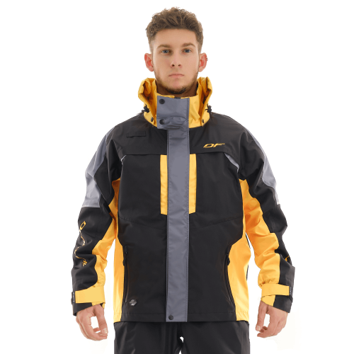 Dragonfly Куртка мембранная Quad Pro Black-yellow в Санкт-Петербурге