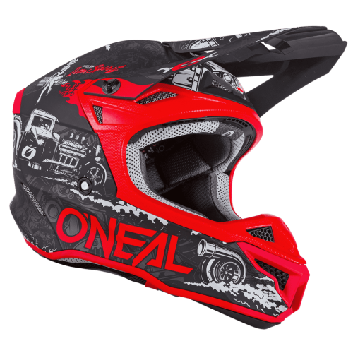 ONEAL Кроссовый шлем 5Series HR Черный/Красный в Санкт-Петербурге