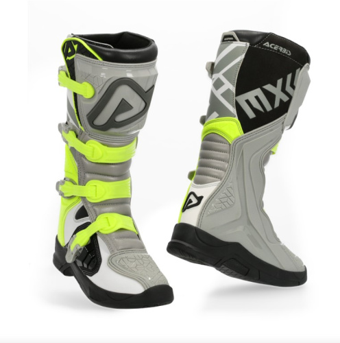 Acerbis Мотоботы кроссовые X-Team Grey/Yellow в Санкт-Петербурге